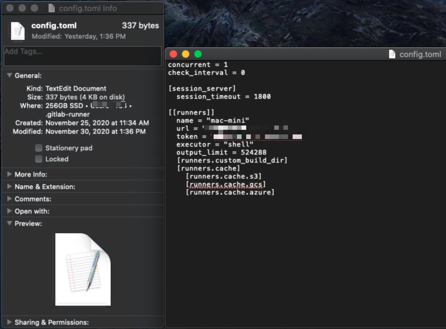 config.tlom info