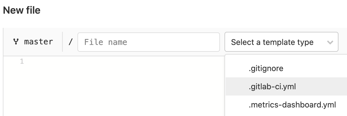 select file